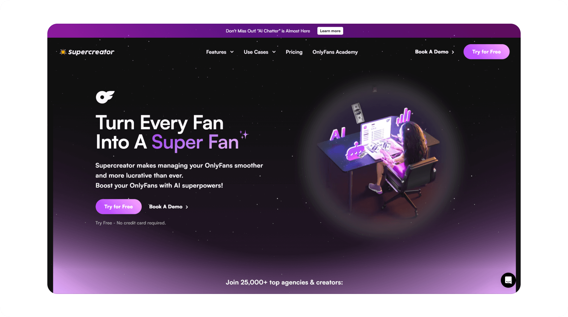 SuperCreator website